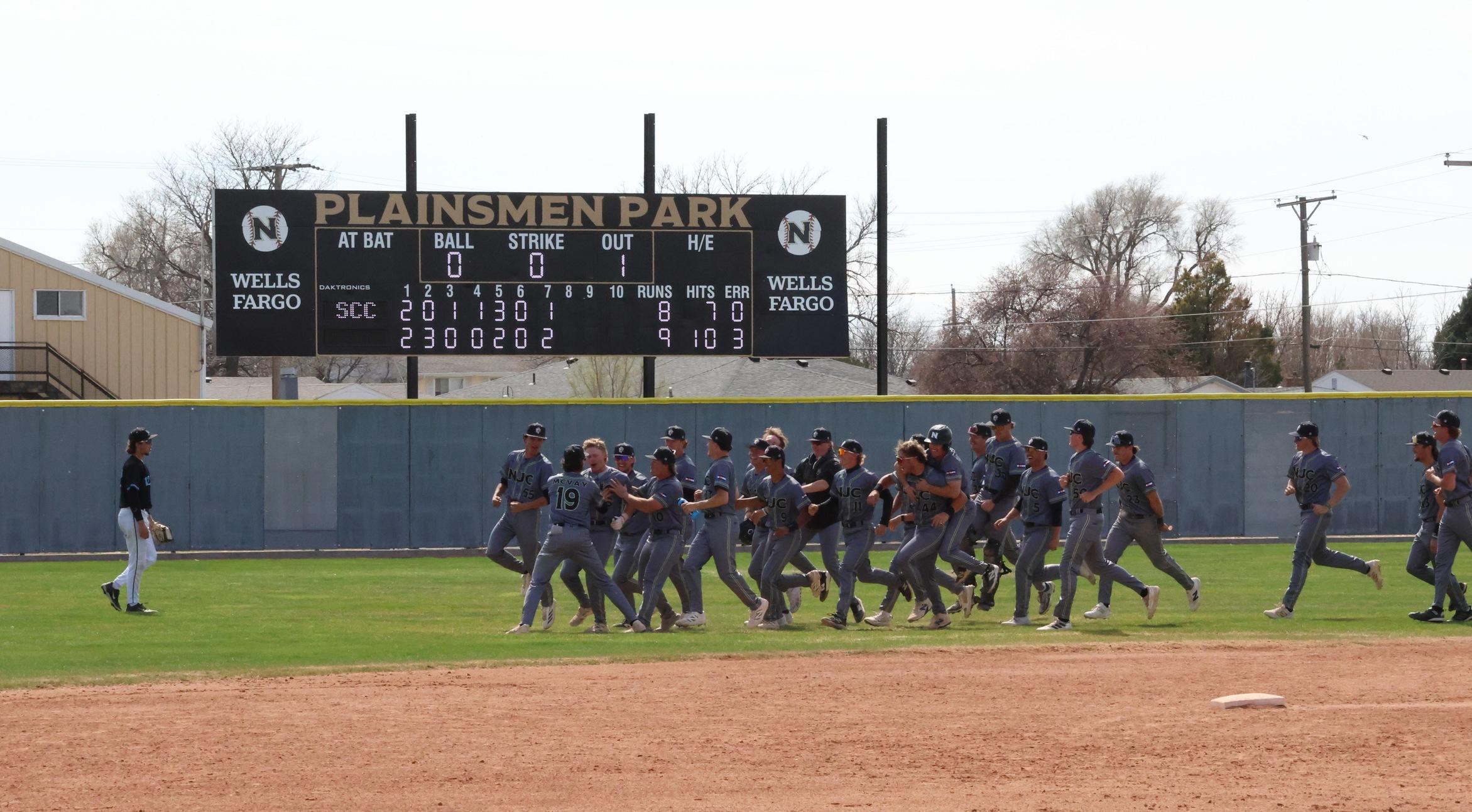Northeastern Baseball Makes it Two Walk-Offs in a Row Against Southeast Community College, Winning Game Three 9-8