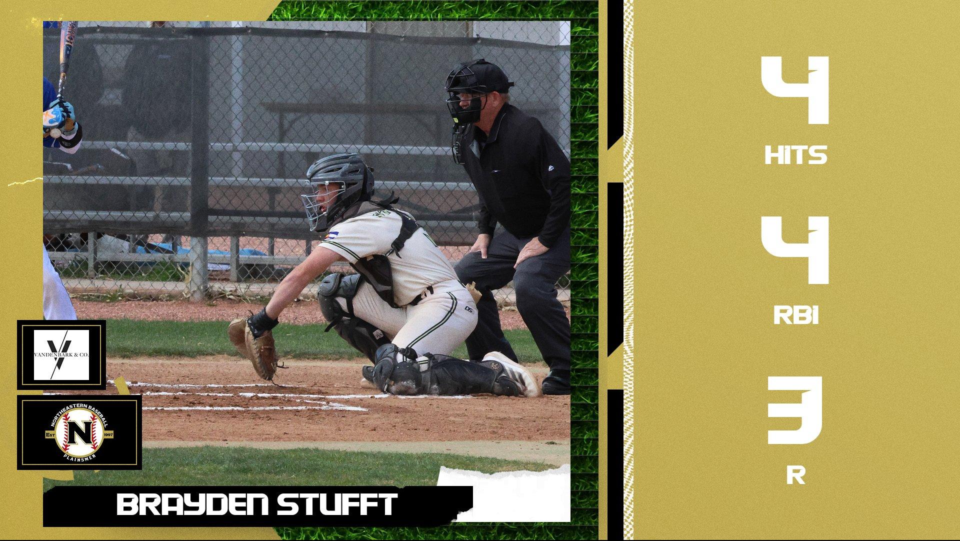 Northeastern Baseball Wins Second Game in A Row Over McCook Community College, Winning Game 2 21-8