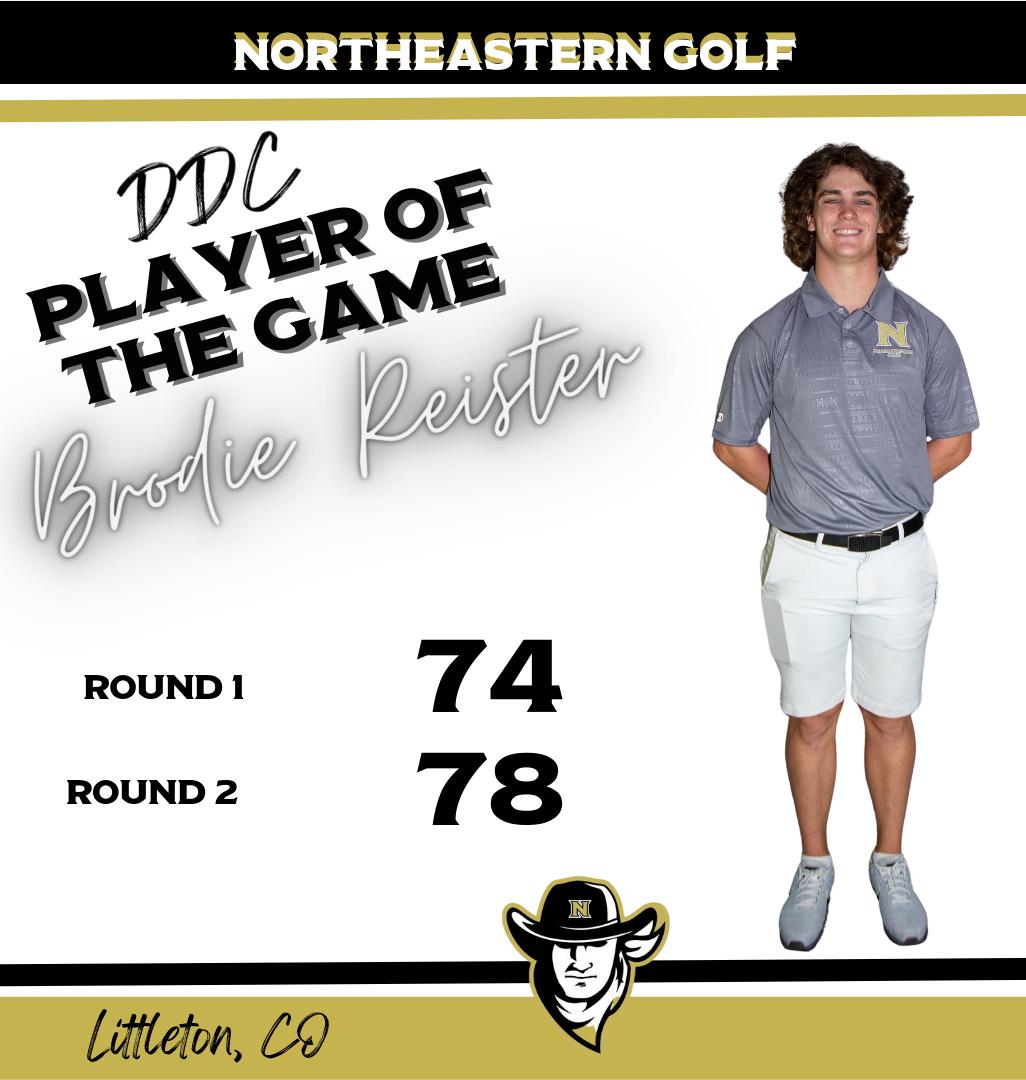 Northeastern Golf Opened Up It's Spring Season This Weekend Down In Lamar and at Otero