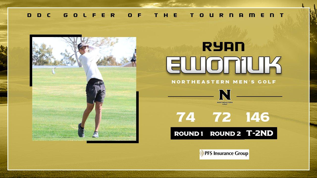 Northeastern Men's Golf Competes at Gering, Nebraska