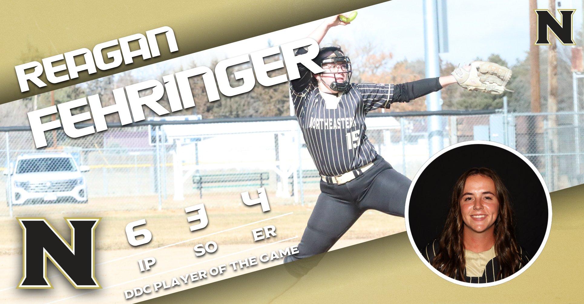 Northeastern Softball Comes up Just Short, As they fall to Salt Lake Community College 6-5 In the Second Game of the Four Game Series