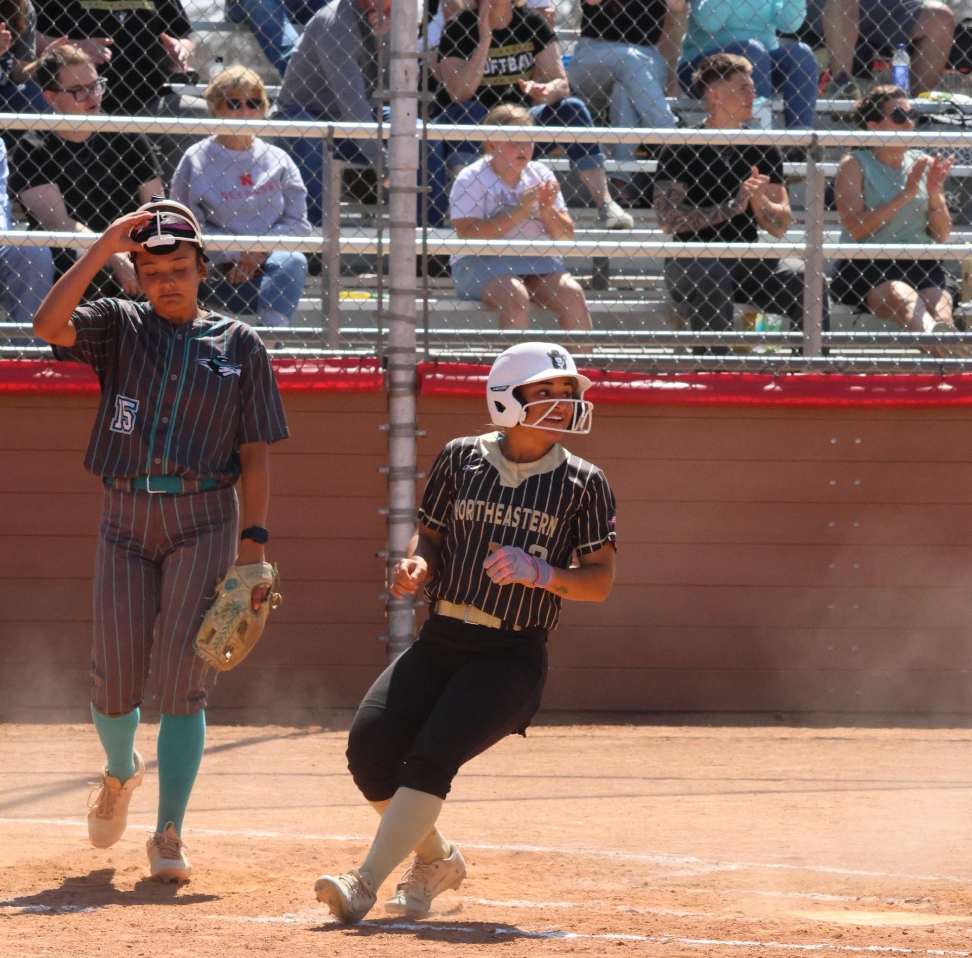 Northeastern Softball Takes A Walk-Off Win In Game One Against Luna Community College 4-3