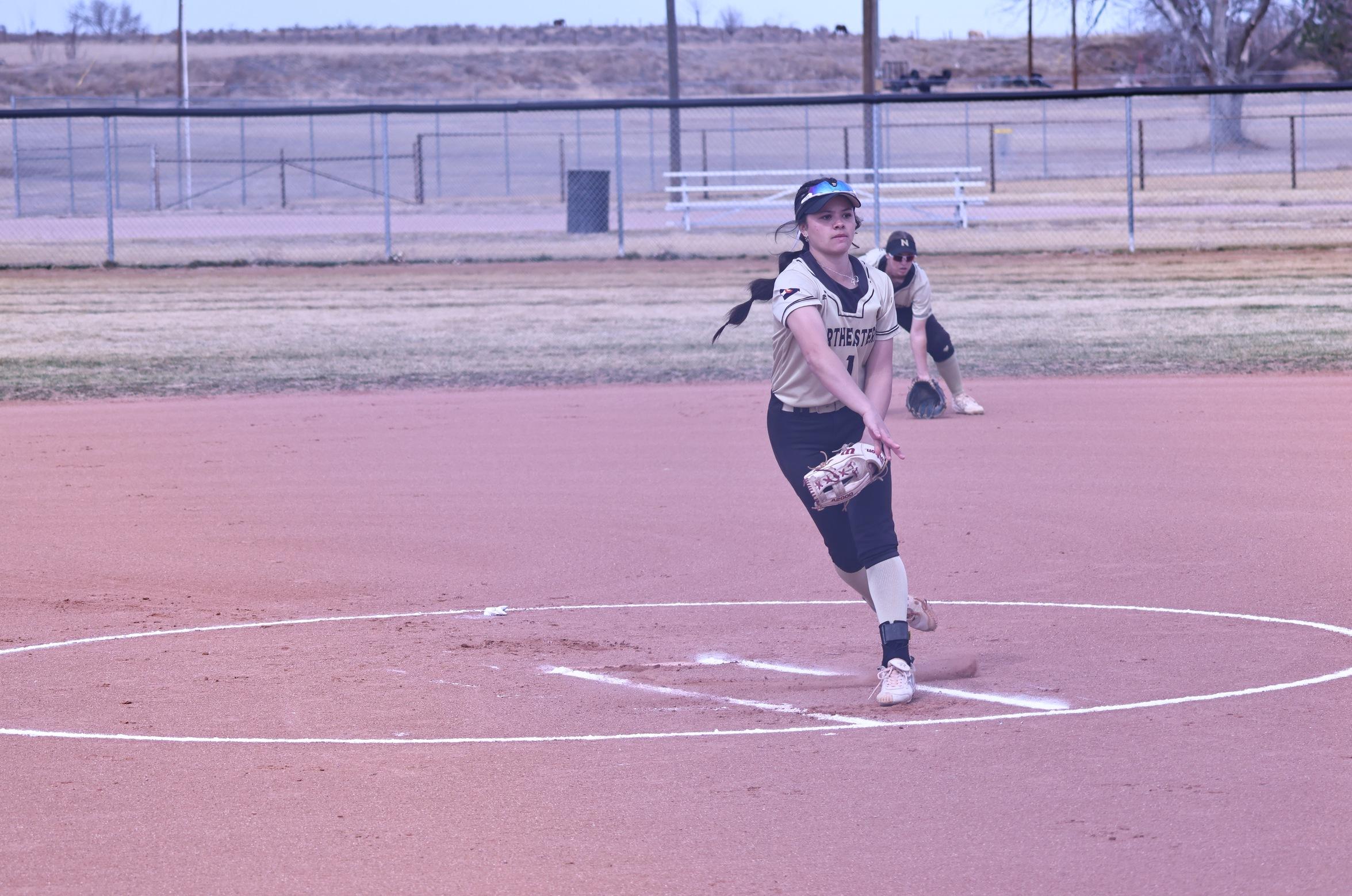 Northeastern Softball Shuts Out The Western Nebraska Cougars 15-0 To Open Region IX Play