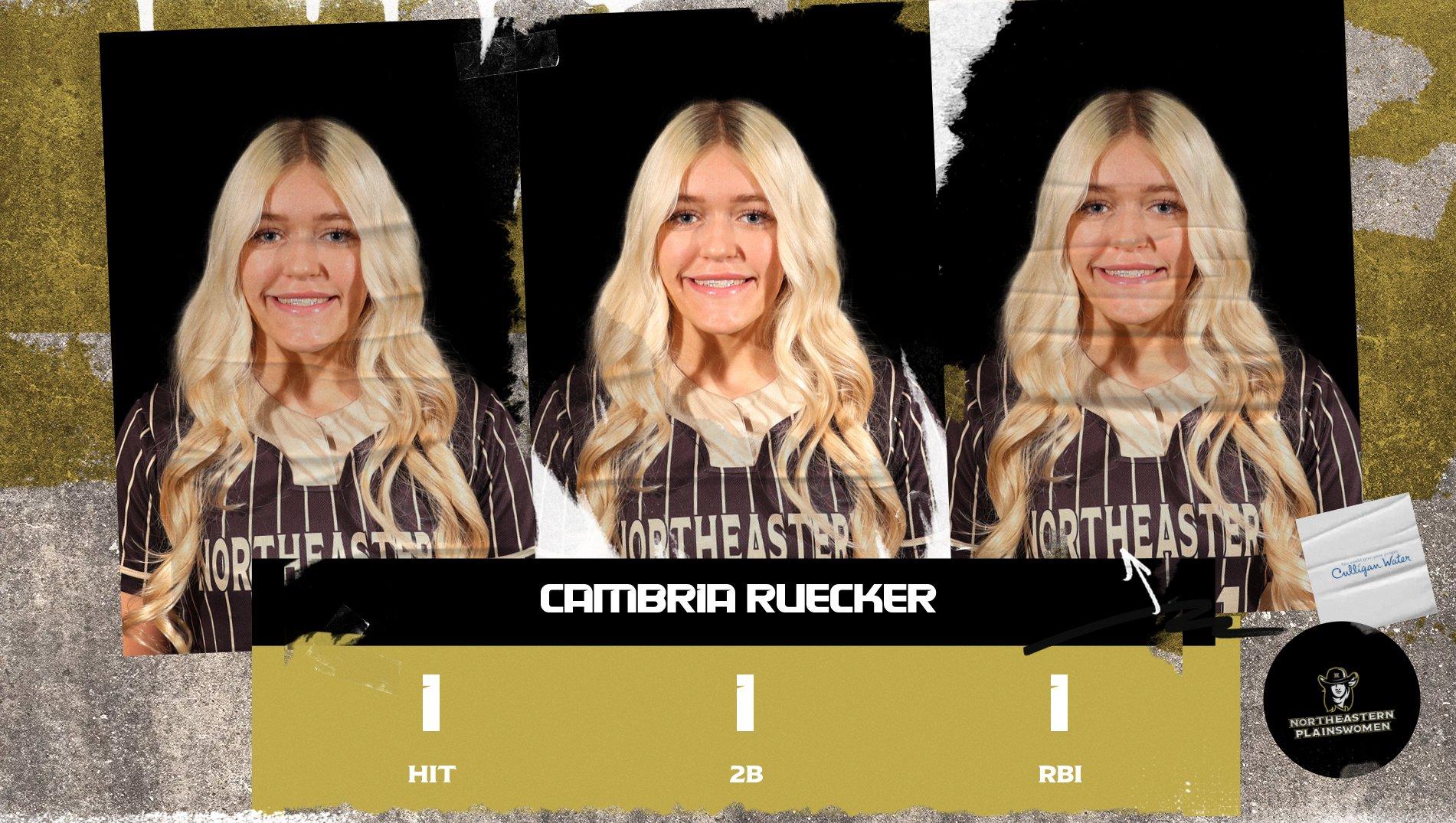 Northeastern Softball Goes 1-3 Against #25 McCook, Falling in Game 4 16-1