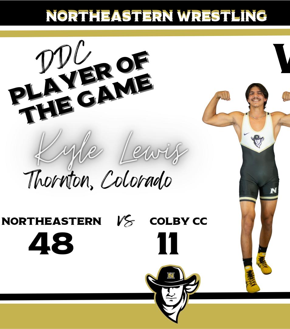 Northeastern Bounces Back Against Colby Community College at The NJCAA Duals