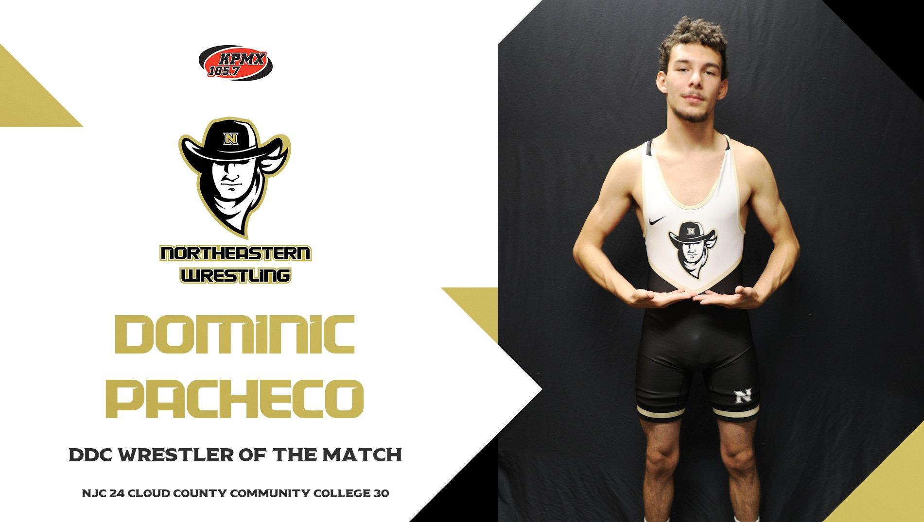Northeastern Wrestling Falls To Cloud County Community College 30-24