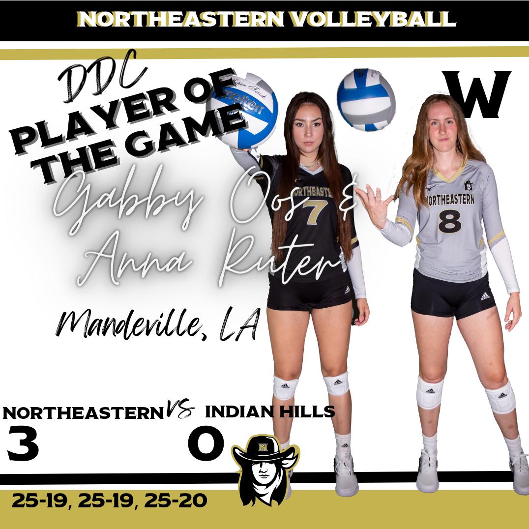 #6 Northeastern With an Impressive Sweep over Indian Hills