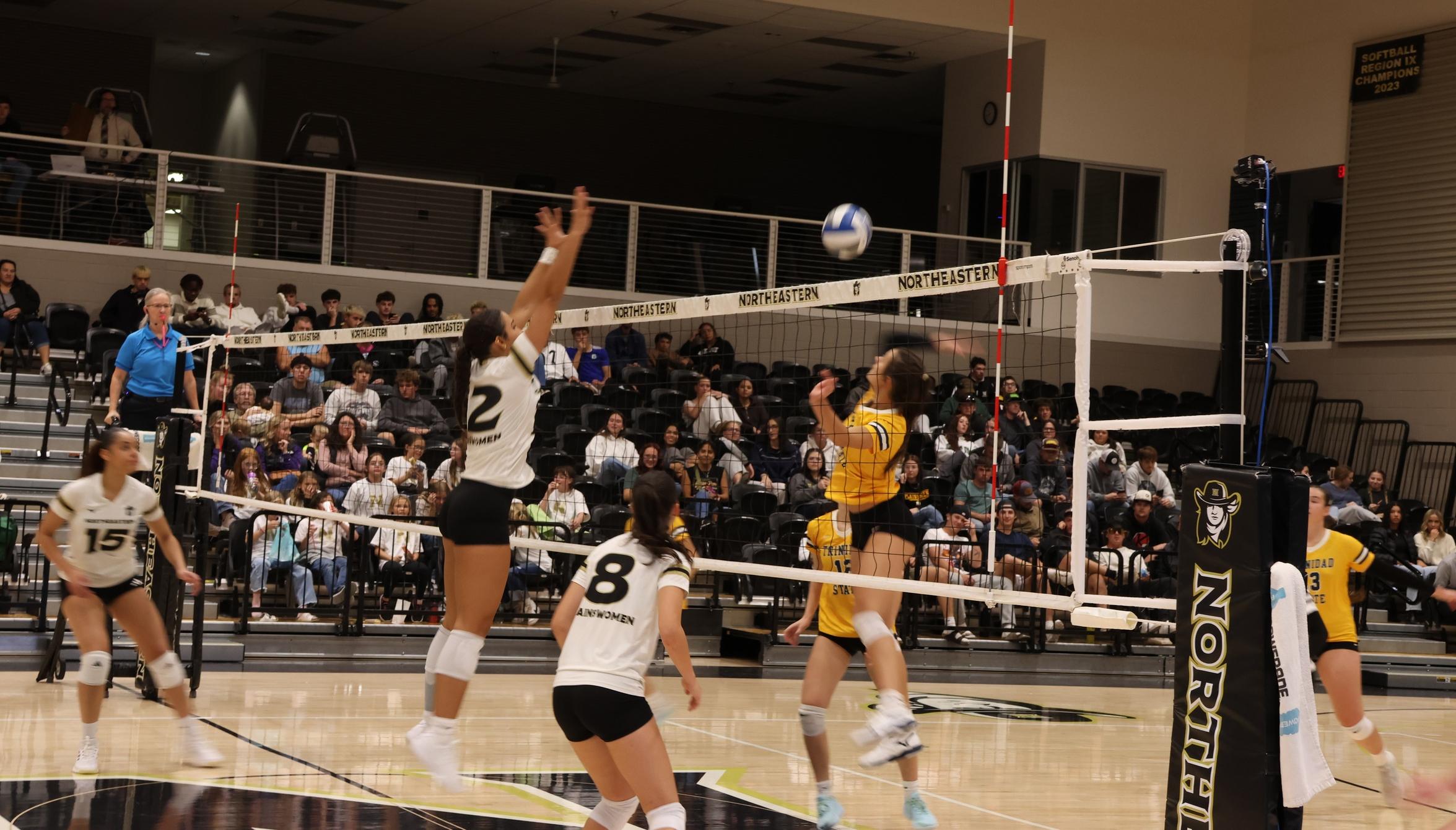 #4 Northeastern Volleyball Takes Down Trinidad State College in 3 Straight Sets
